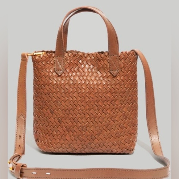 Madewell Tan Woven Tote Bag - Picture 2 of 2